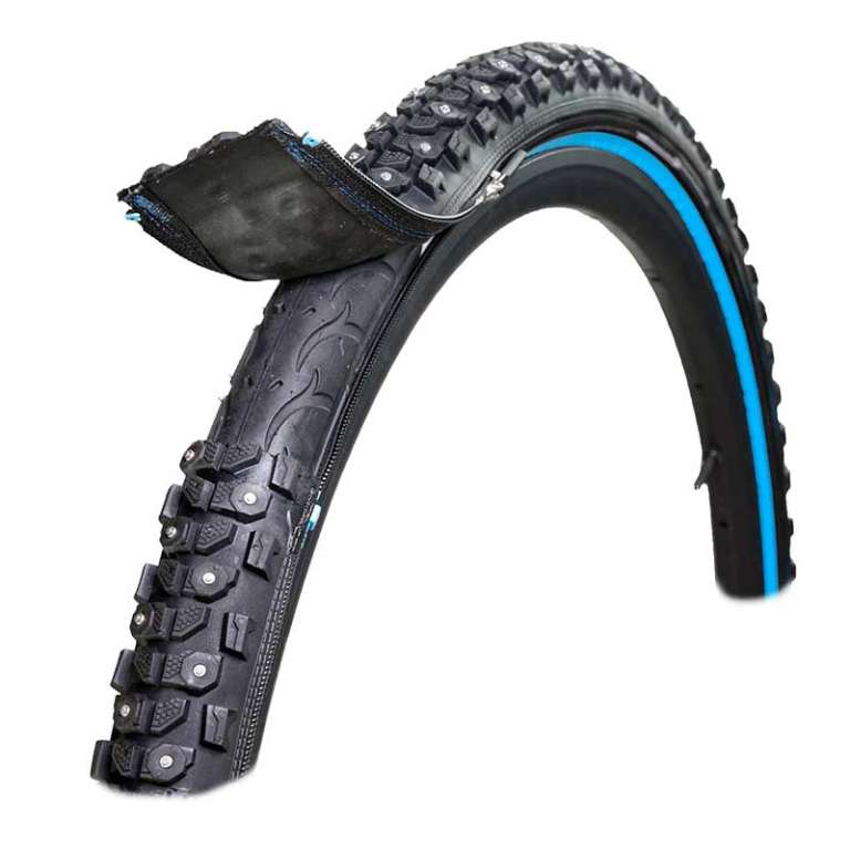 Change your bicycle tire treads with a quick zip skin! The Gadgeteer