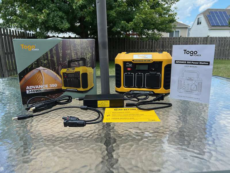 Togopower Advance 350 Portable Power Station review – convenient