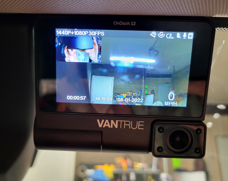 Vantrue S2 dashcam review - record your driving from every