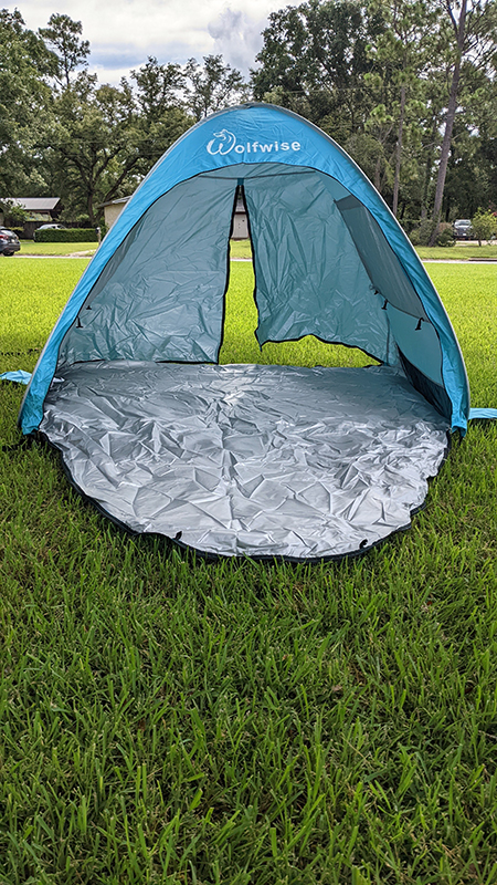 Wolfwise beach tent folding hot sale