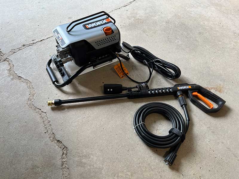 The worx power discount washer