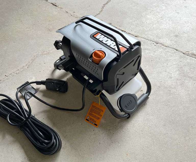 WORX WG605 electric pressure washer review All the pressure minus the