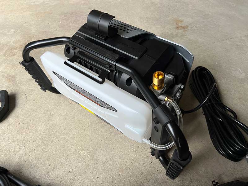 WORX WG605 electric pressure washer review All the pressure