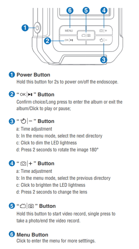 Depstech DS350 Endoscope 1