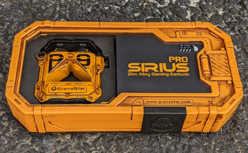 Gravastar Sirius Pro P9 TWS Earbuds - War Damage Yellow Level Up