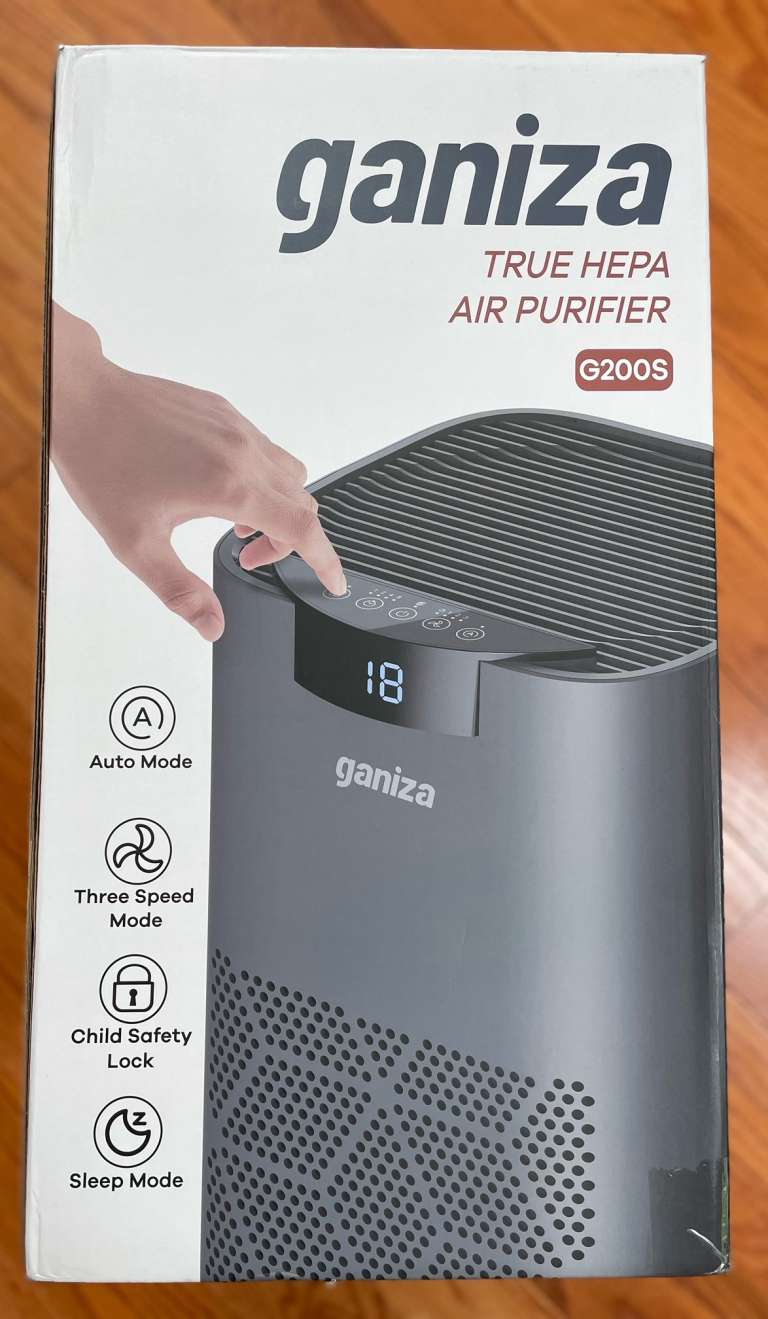 Ganiza G200S True HEPA Air Purifier review Does a dandy duty