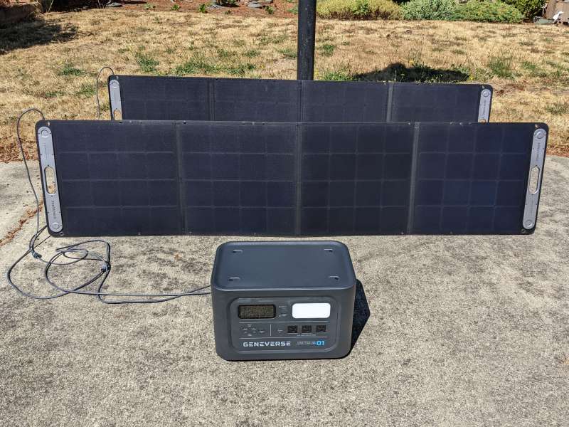 Geneverse Solar Generator HomePower ONE PRO review - Reliable  app-controlled backup power from the Sun! - The Gadgeteer