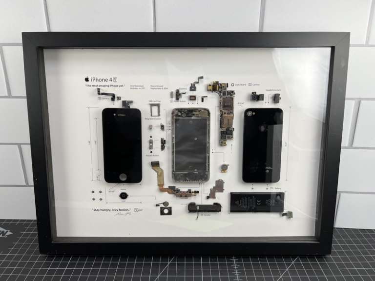 Xreart Framed iPhone Kits review Recycled DIY tech art The Gadgeteer