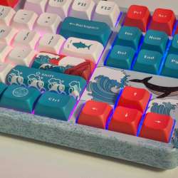 XVX M87 Coral Sea Themed Mechanical Keyboard review – looks great while nailing the basics