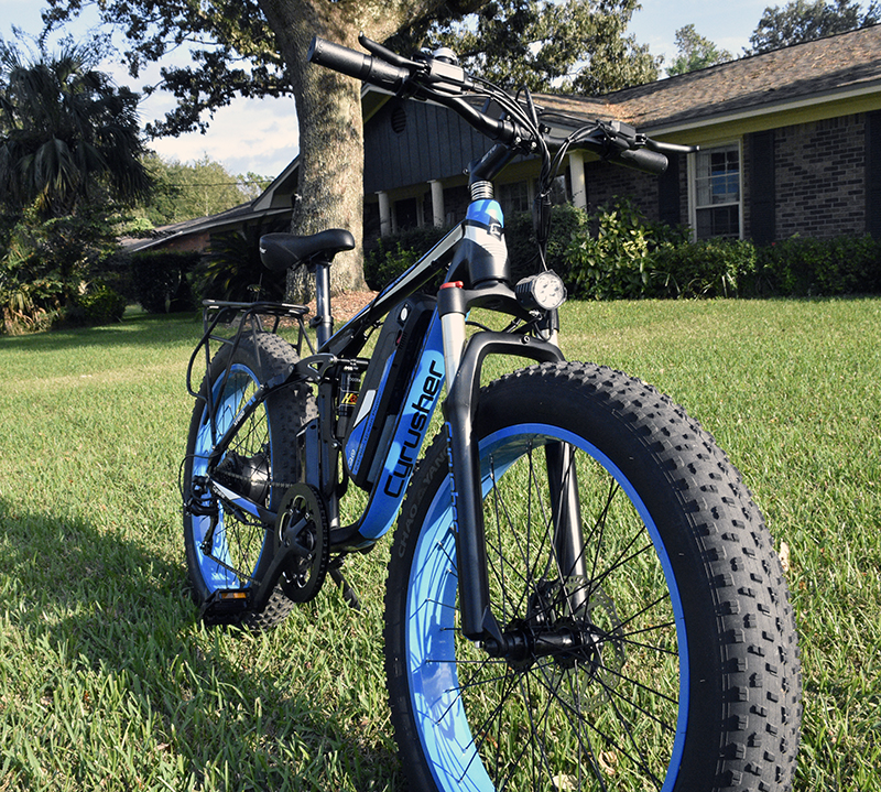 Cyrusher XF800 Fat Tire Mountain electric bike review - A heavyweight  mountain e-bike to tackle all terrain, even if it's just around the  neighborhood - The Gadgeteer