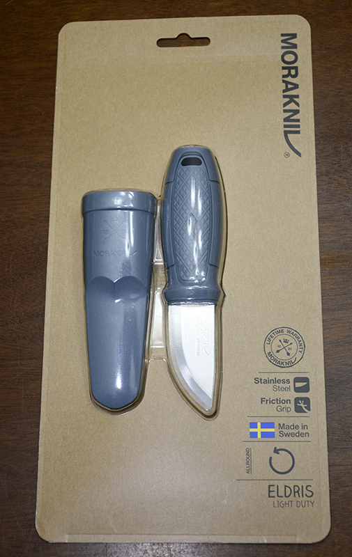 Morakniv Eldris Light Duty Pocket Knife - Swedish Stainless Steel Fixed Blade