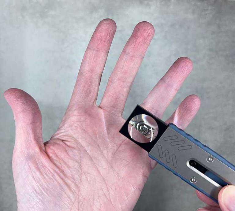 TEC NeoSpec Pocket Magnifier review Tiny 5x magnifier for your EDC