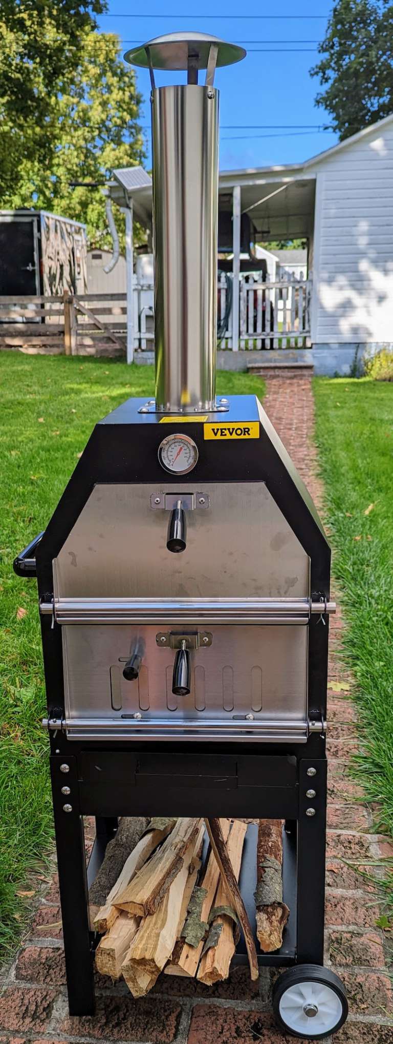Vevor Outdoor Pizza Oven review Good pizza, with a few big drawbacks