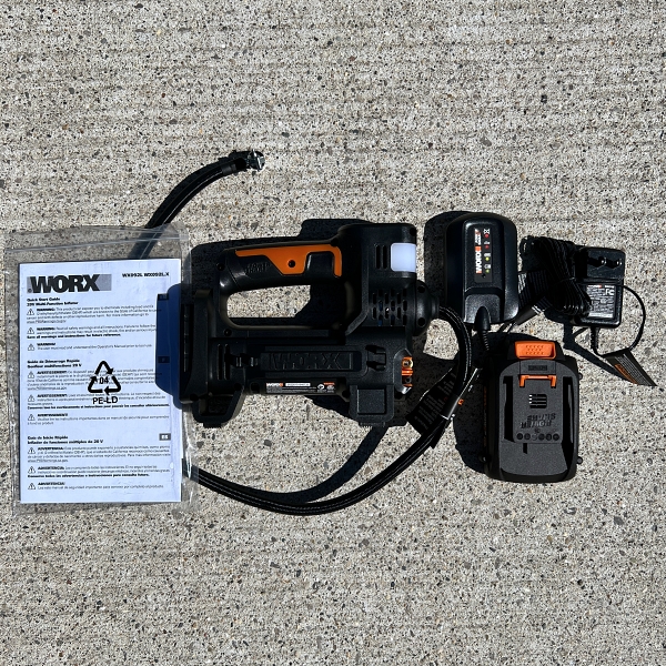 Worx 20V Power Share Portable Air Pump Inflator review this