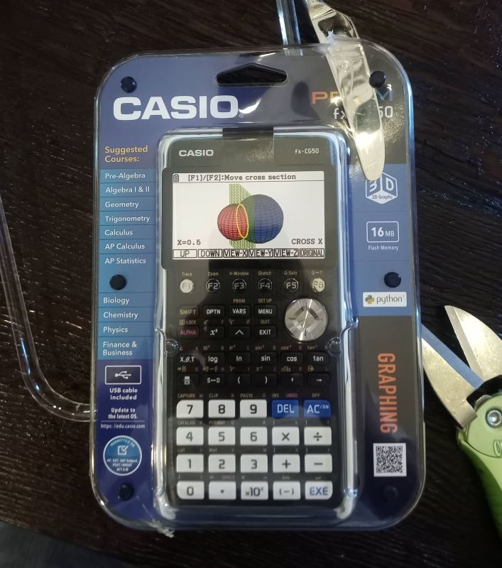 Casio prism FX cg50 graphing calculator. What's the difference between  these two (UK non-prizm on left and American prizm on the right)? :  r/calculators