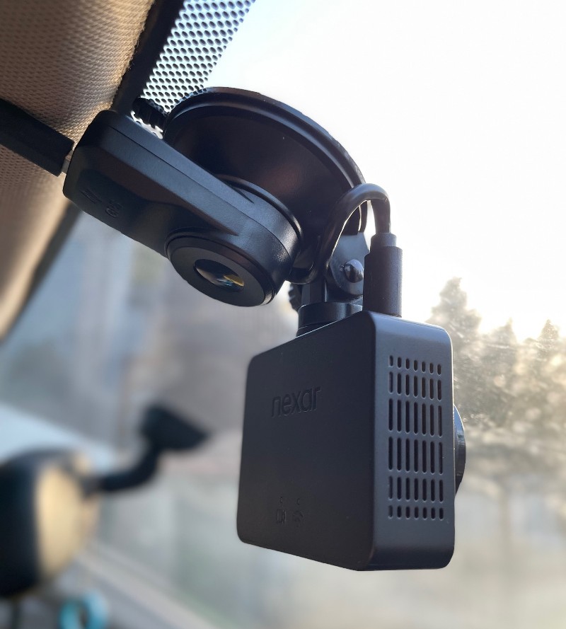 Nexar Beam GPS dash cam - day video capture