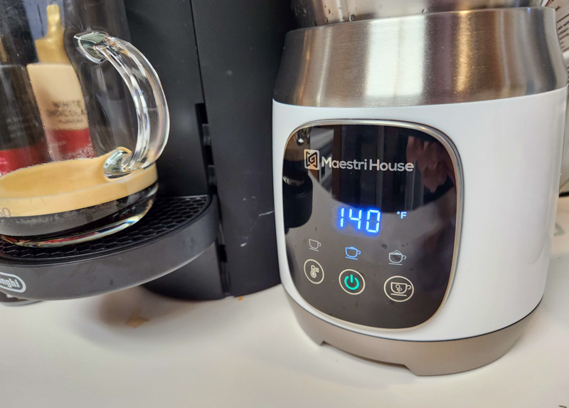 Our review of the Maestri House Detachable Milk Frother.