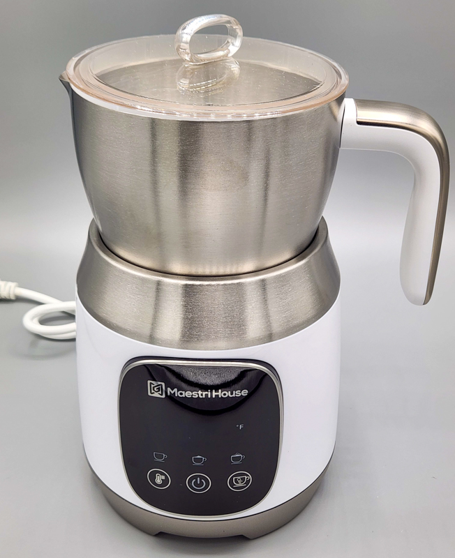 Tru Electric Milk Frother - Silver