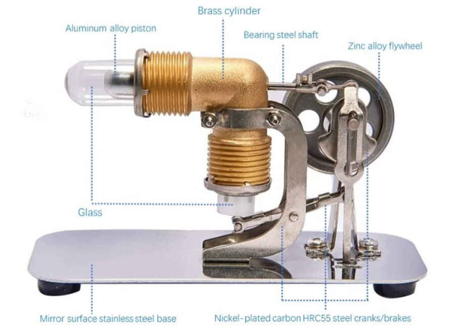 Mini hot best sale air stirling engine