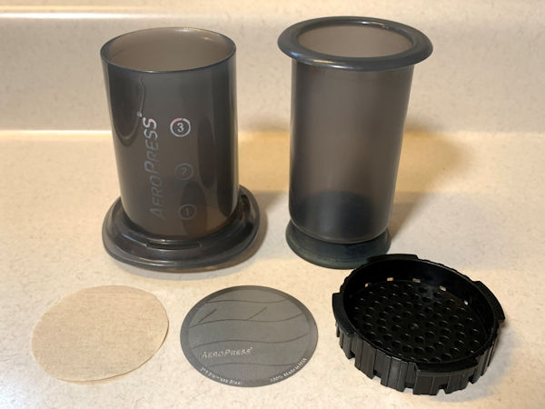 1pair2pcs Stainless Steel Reusable Filter for Aeropress/ Coffee