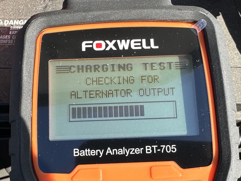 FOXWELL BT705 car battery tester review - Stay current on your