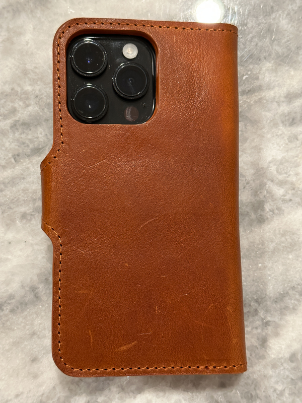 iPhone 14 Top-Grain Leather Folio Wallet – Geometric Goods