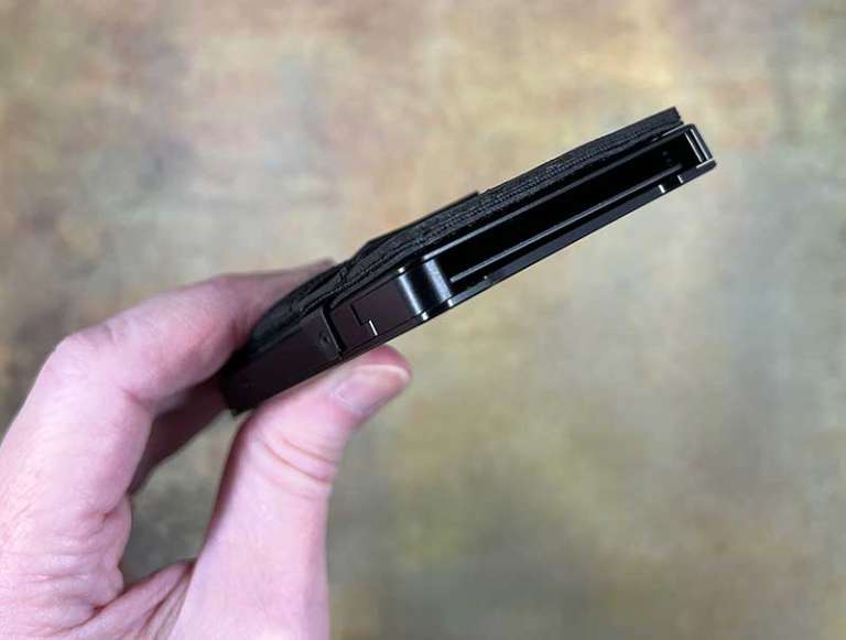 Groove Life Groove Wallet review quickly ejects your cards with a