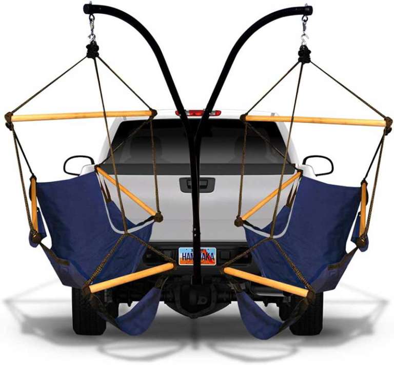 Outpost is the vehicle mounted hammock stand that's perfect for your