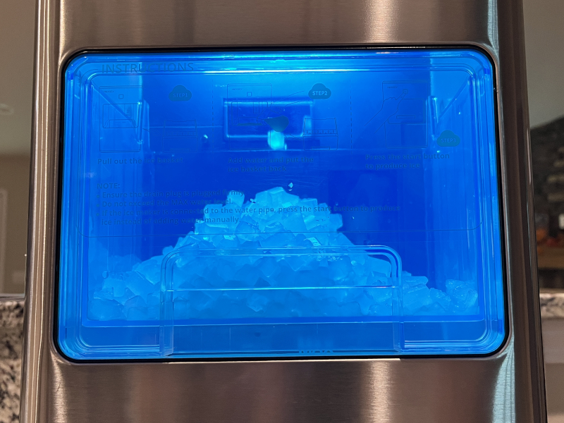 Greatest Countertop Ice Maker  HiCOZY Nugget Ice Maker 55 lbs Of