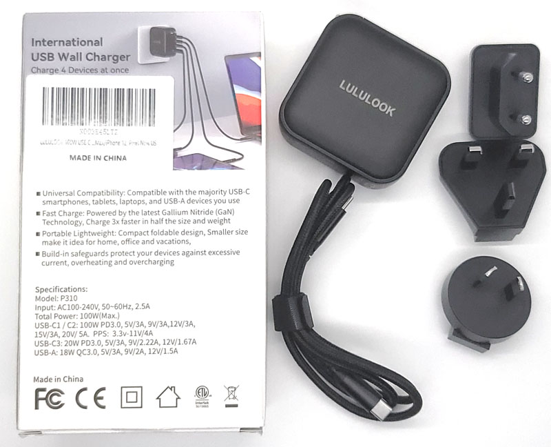 lululook charger 10