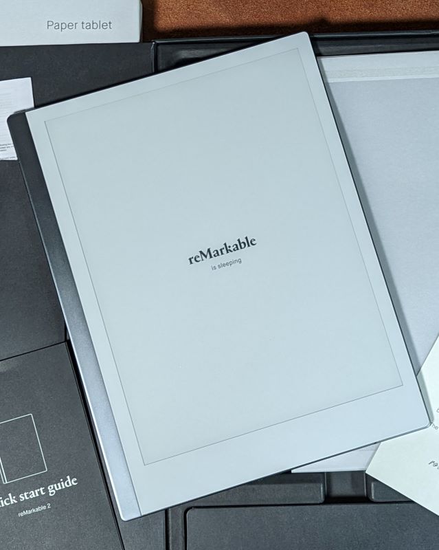 The reMarkable paper tablet: An e-reader you can write on