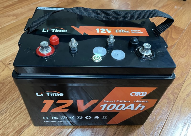 LiTime (aka Ampere Time) 12-Volt 100Amp-hour LiFePO4 battery