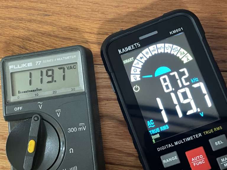 Kaiweets KM601 Smart Digital Multimeter review Bright, accurate, easy