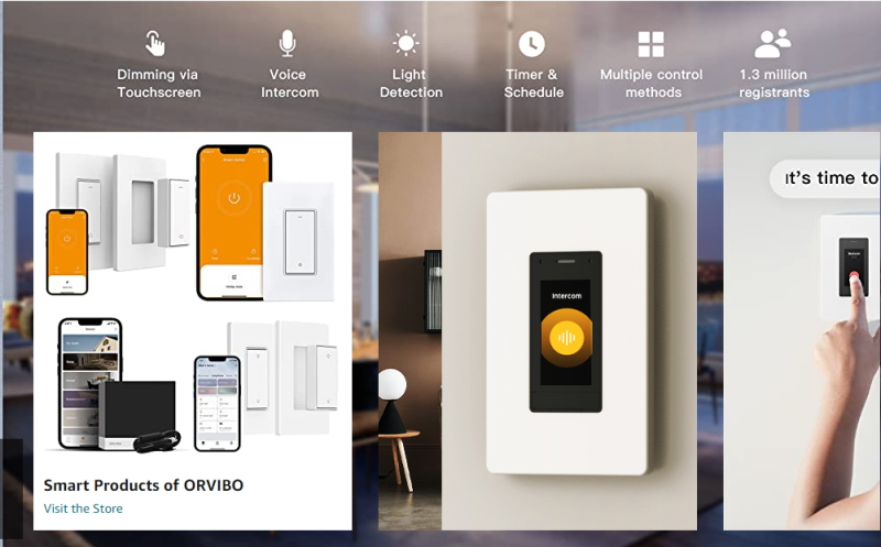 ORVIBO Smart Dimmer Switch with Touchscreen 15