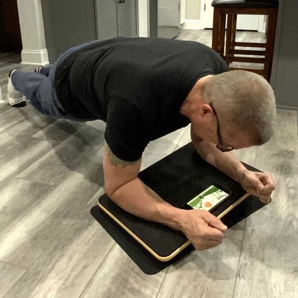 Plankpad - Interaktiver Ganzkörper Trainer - Balance Board für Plank-Workout