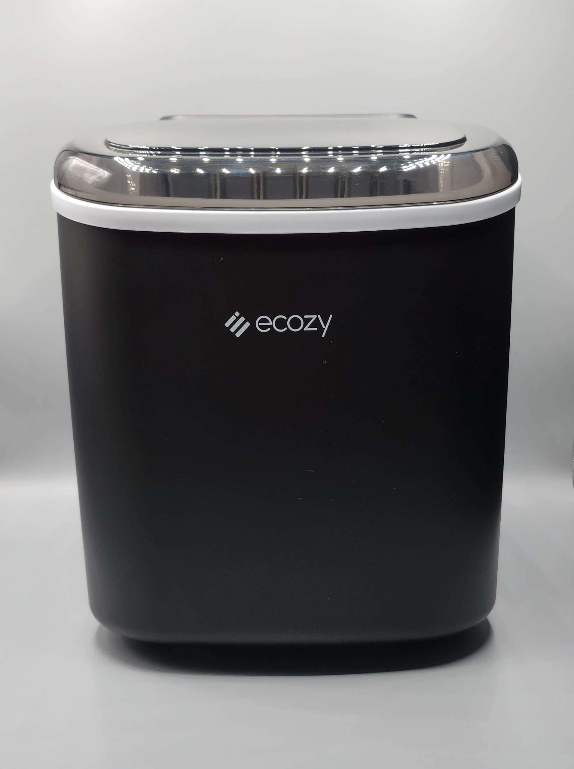 EcoZy Portable Ice Maker Countertop, 9 Cubes Ready in 6 Mins, 26 lbs I