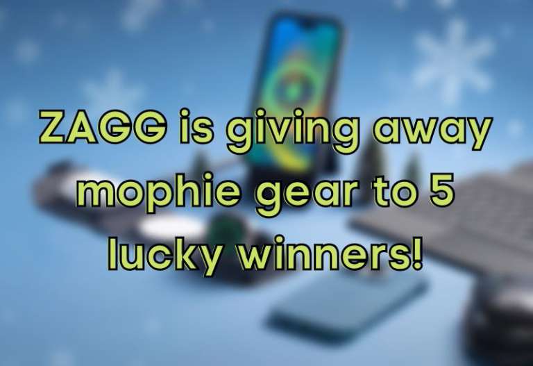 We're giving away 5 prizes from ZAGG and you won't want to miss this