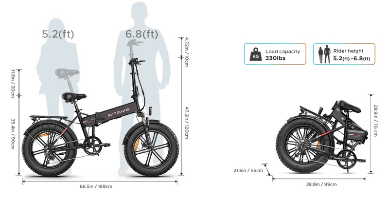 ENGWE Foldable E Bike 18