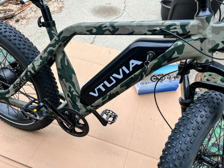 VTUVIA SN100 26 Inch Hunting Fat Tire E-Bike and VTUVIA SF20 Step-Thru ...