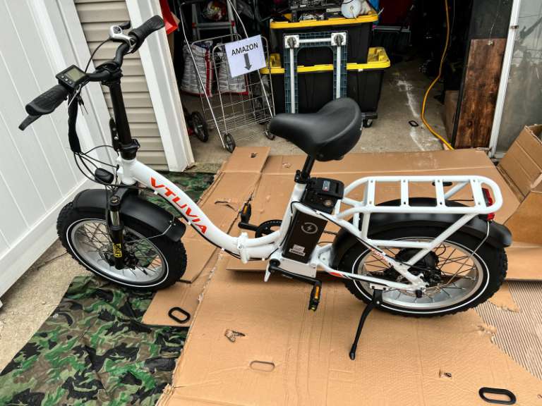 VTUVIA SN100 26 Inch Hunting Fat Tire E-Bike and VTUVIA SF20 Step-Thru ...