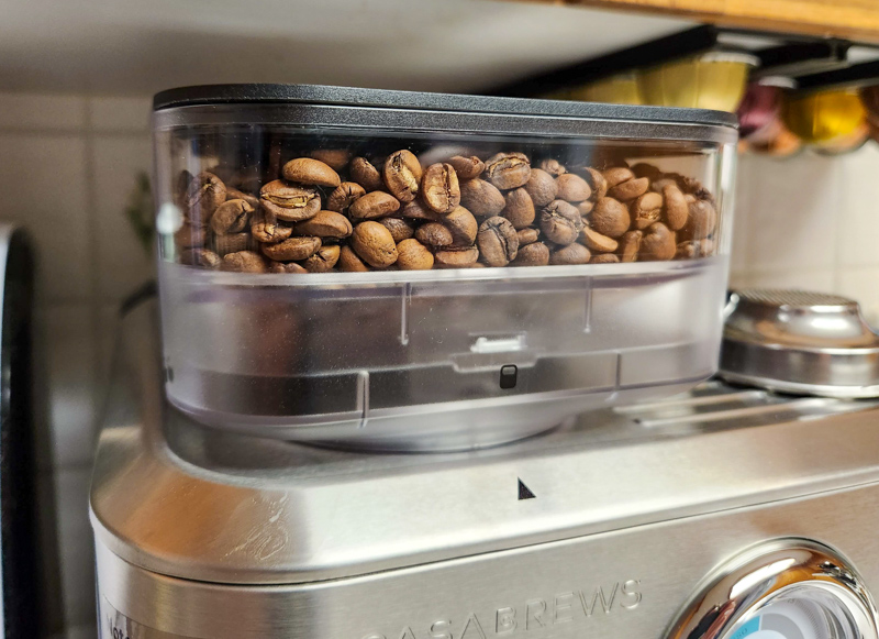 Review of the Casabrews Espresso Machine With Grinder - Delishably