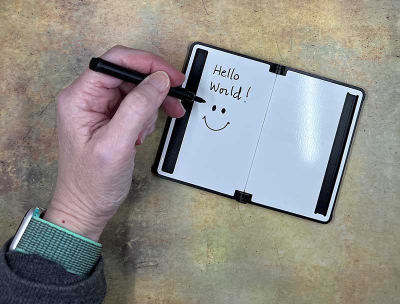 memo whiteboard wallet 7