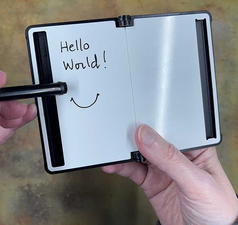 memo whiteboard wallet 9