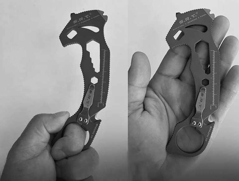 This multitool has 14 functions AND it's TSA compliant! The Gadgeteer