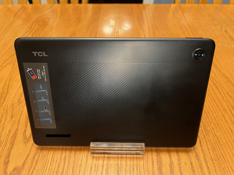 TCL Tab 10 5G rear view