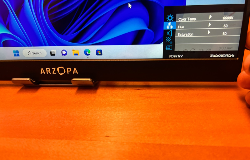 Arzopa P5 4K Portable 15.6 Monitor review - The Gadgeteer