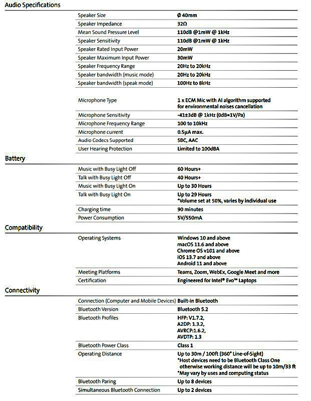 Kensington H3000 Bluetooth Over Ear Headset 3 1