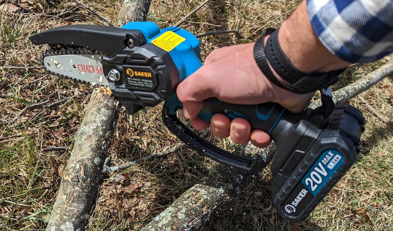 Saker Mini Chainsaw Review Lumberjack Function Cordless Drill