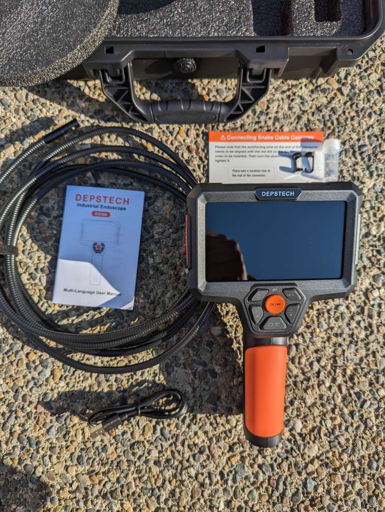 Depstech DS580 Dual Lens 5.0MP Borescope with 5” IPS Display review