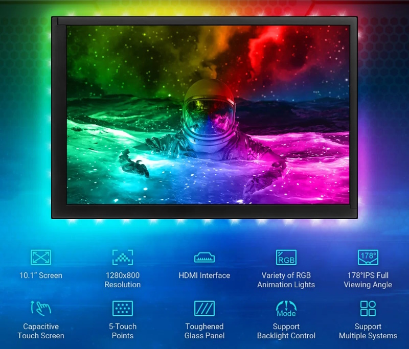 Elecrow 10 Inch Touch Screen 10